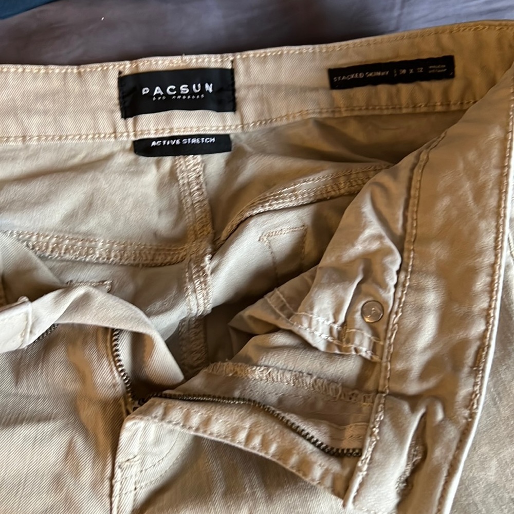 Pacsun 30x32 active stretch khaki pants